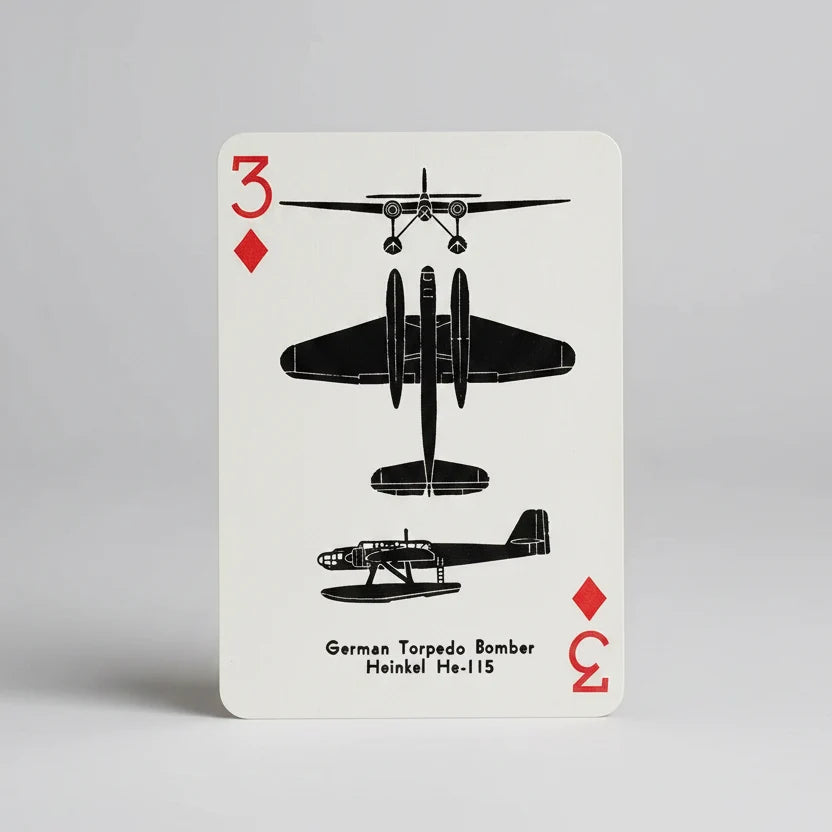 World War II Airplane Spotter Playing Cards