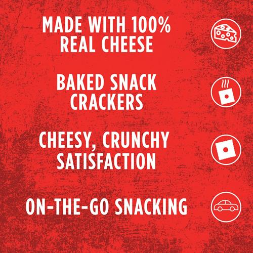 Cheez-It Cheese Crackers, Baked Snack Crackers, Lunch Snacks, Original, 20Oz Box (20 Packs)