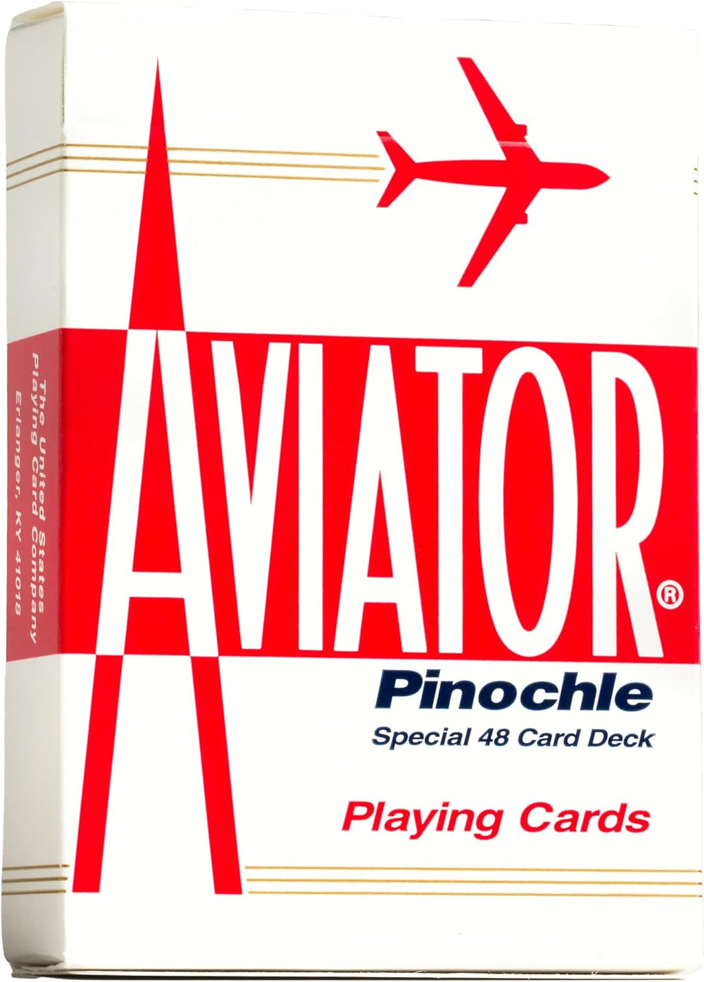 Aviator Pinochle Playing Cards Brick – Red & Blue (12 Decks, Standard Index)