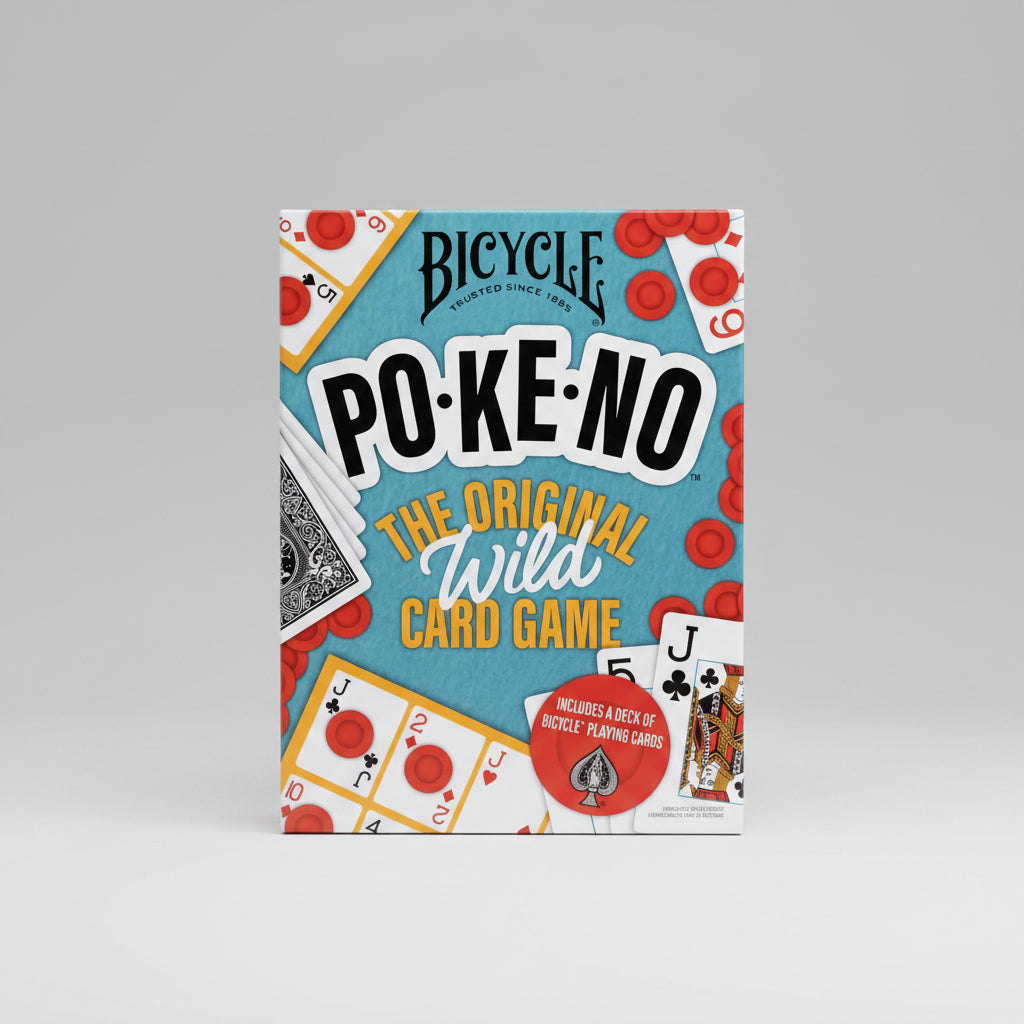Bicycle PO-KE-NO Original Card Game – 12 Boards, 200 Chips & Deck