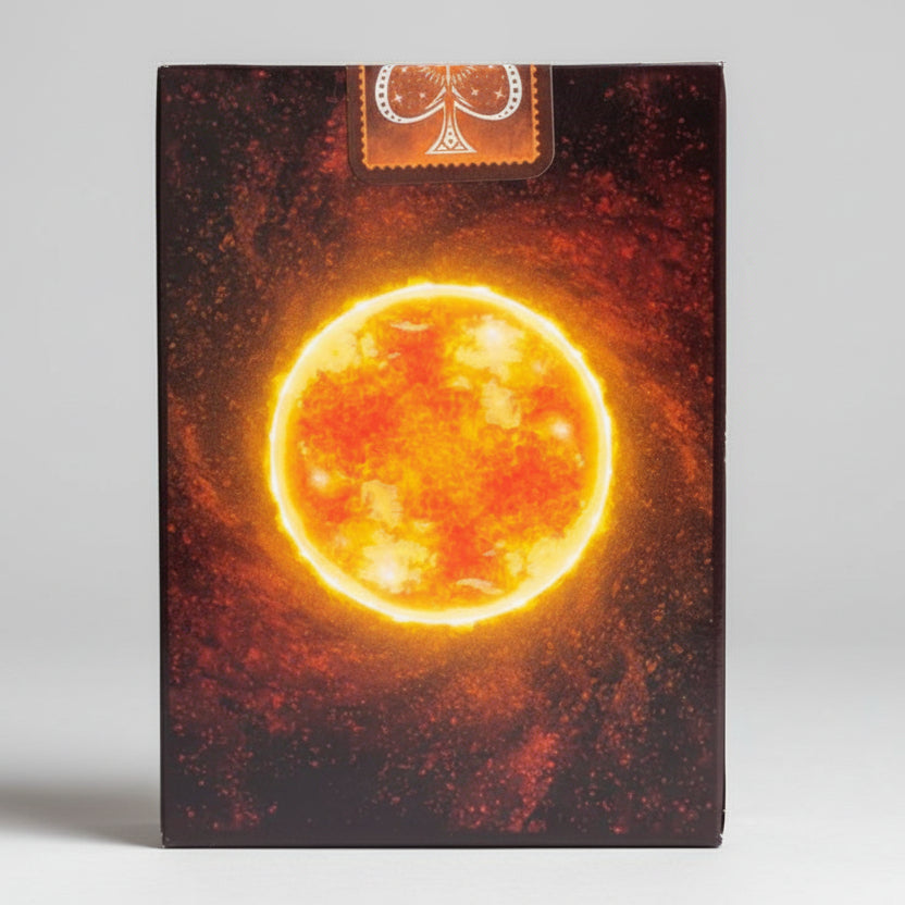 Bicycle Stargazer Sunspot Playing Cards – Cosmic Sun Design