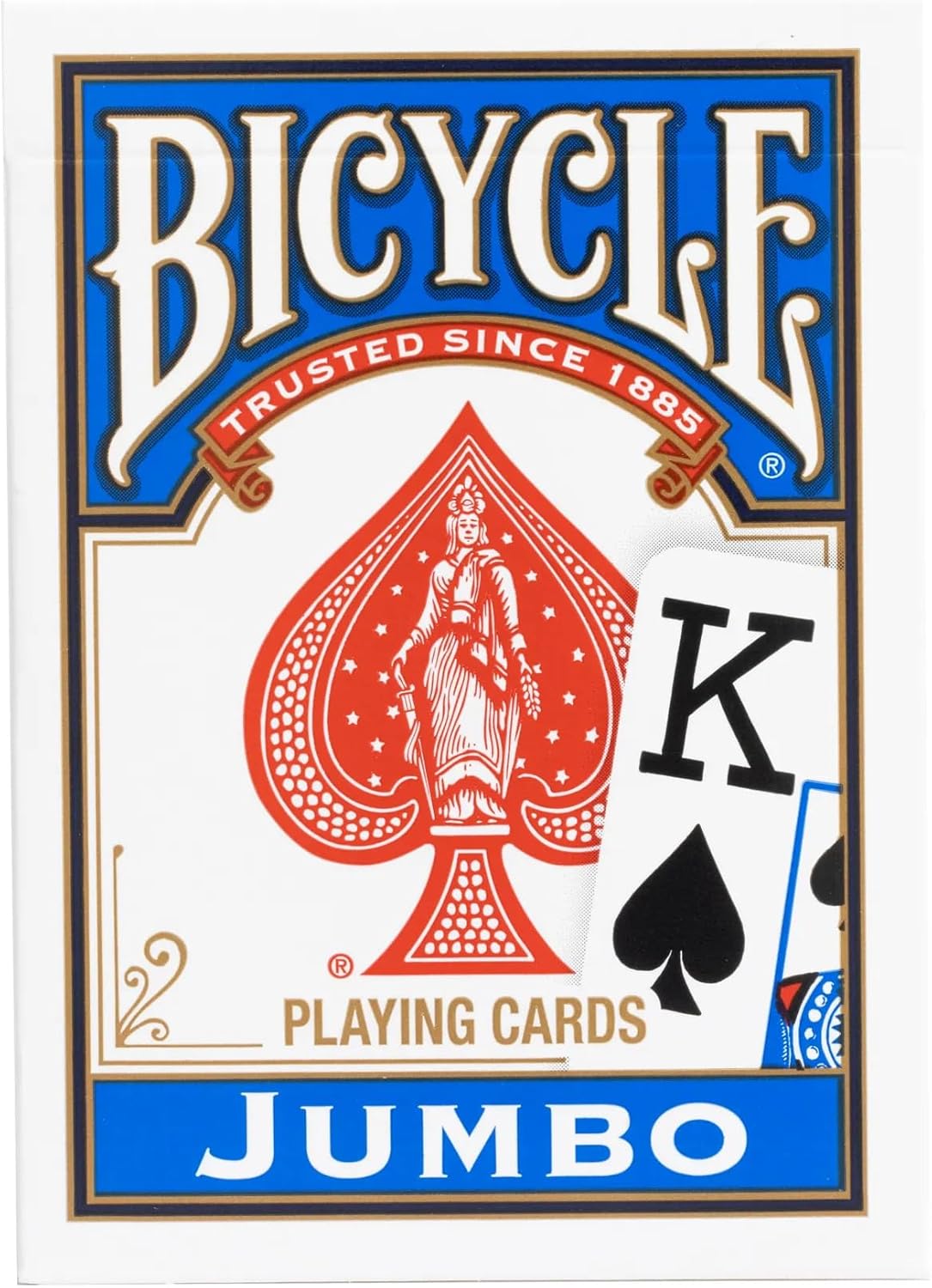 Bicycle Playing Cards – Rider Back – Red or Blue Deck – Jumbo Index