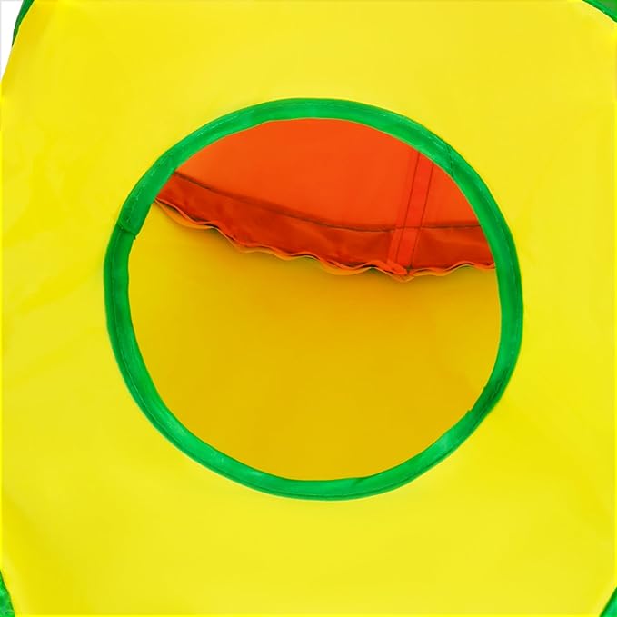 Tempcore Pet Cat Tunnel Tube Cat Toys 3 Way Collapsible, Cat Tunnels for Indoor Cats，Kitty Tunnel Bored Cat Pet Toys Peek Hole Toy Ball Cat, Puppy, Kitty, Kitten, Rabbit Rainbow