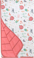 Copper Pearl Jumbo 3-Layer Baby Blanket: Soft Baby Quilts for Boys and Girls | Breathable, Cozy, Toddler Blanket | Baby Quilt for Newborns | 46x46 Premium Polyester/Rayon | Farmstead