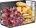 Magnetic Shelf for Fridge, Fruit Potato & Onion Storage Bins, Pantry Organizers & Storage, Large Container Magnetic Basket for Refrigerator, Kitchen Counter, Cabinet, Magnetic Fridge Organizer