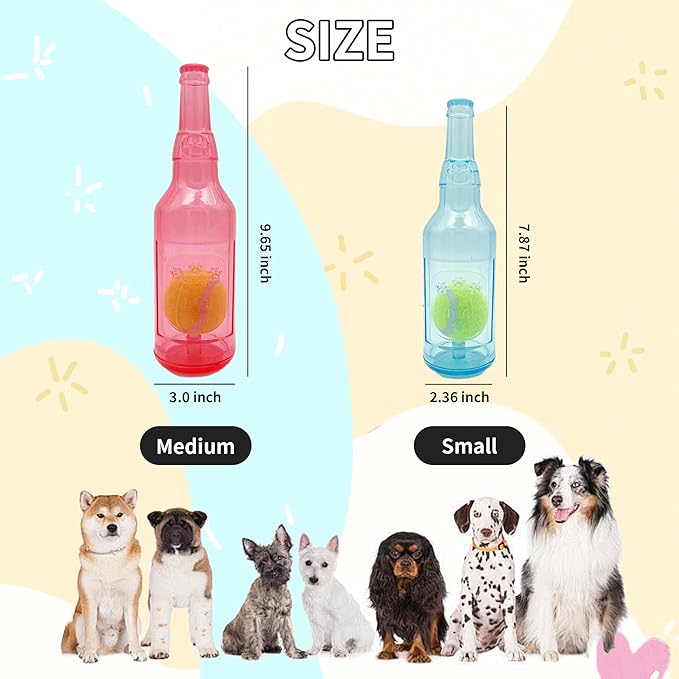 Dog Squeaky Floating Toy for Small Medium Large Dogs Training Fetch Indestructible Dog Chew Toys Indoor Pool Beach Outdoor Pet Supplies Blue S