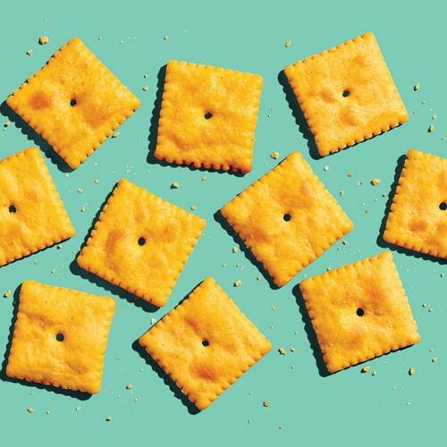 Back To Nature Cheese Flavored Crackers - Non-Gmo, Made With Wheat Flour, Vegan, Delicious Snacks, Cheezy Square, 5 Ounce