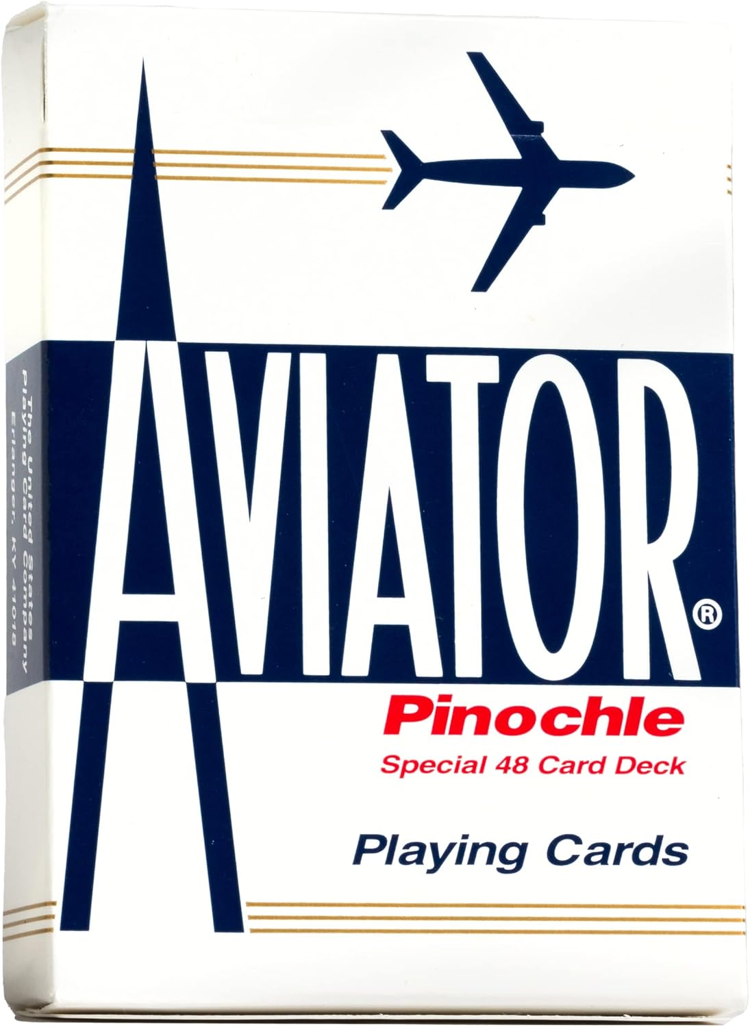 Aviator Pinochle Playing Cards Brick – Red & Blue (12 Decks, Standard Index)