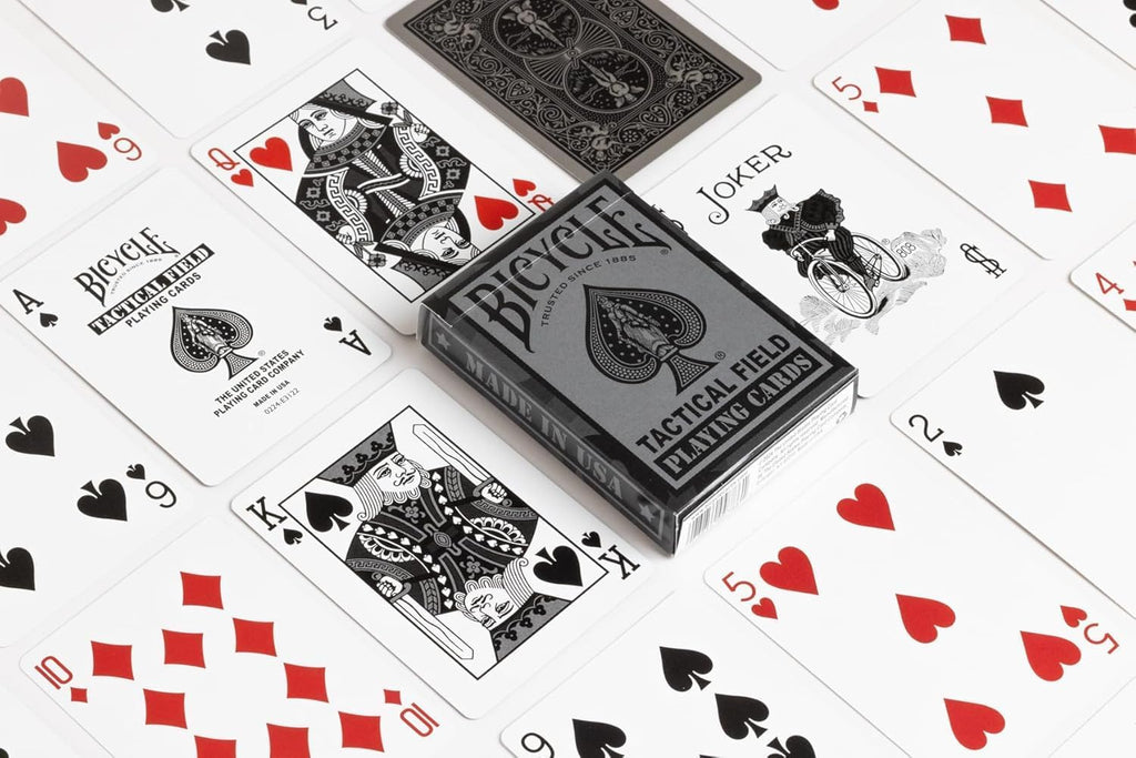 Bicycle Tactical Field Playing Cards – Special Ops Black