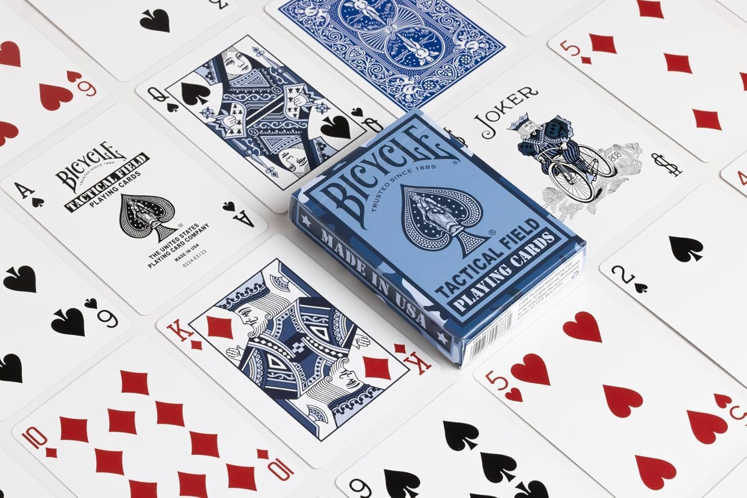 Bicycle Tactical Field Playing Cards – Navy Blue
