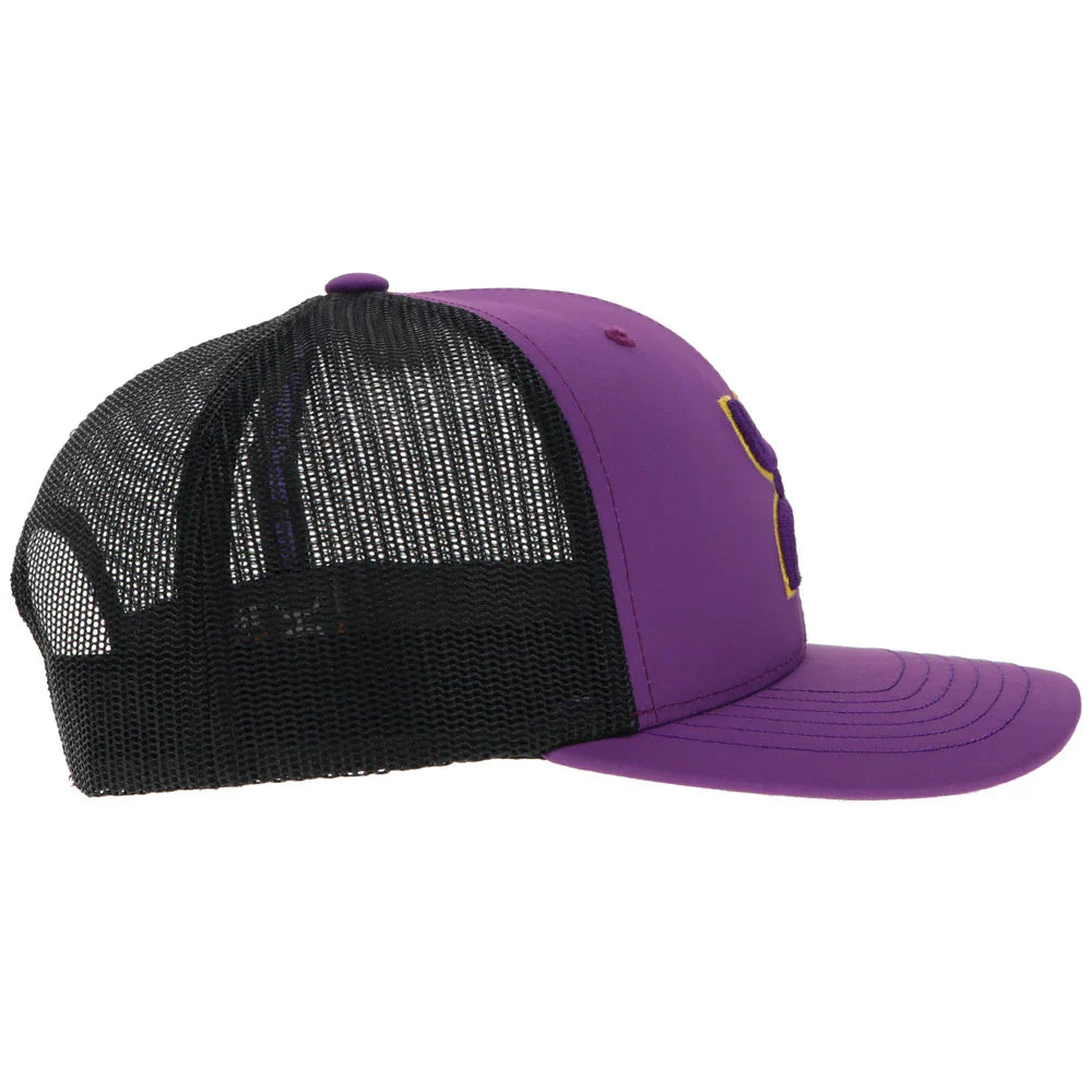 HOOey Louisiana State University "LSU" ( Purple/Black) - Trucker Cap