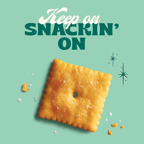 Back To Nature Cheese Flavored Crackers - Non-Gmo, Made With Wheat Flour, Vegan, Delicious Snacks, Cheezy Square, 5 Ounce