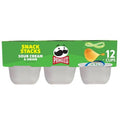 Pringles Potato Crisps Chips, Lunch Snacks, On-The-Go Snacks, Snack Stacks, Sour Cream And Onion, 8.8Oz Tray (12 Cups)
