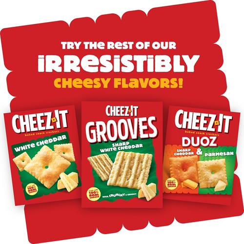 Cheez-It Snapd Cheese Cracker Chips, Thin Crisps, Lunch Snacks, Double Cheese, 7.5Oz Bag (1 Bag)