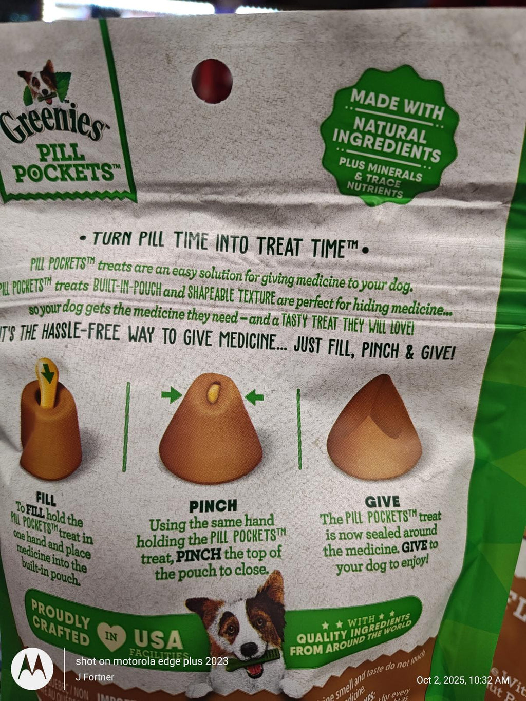 Hide a Capsule Pet Treats  for Dogs , 30 Count (Pack of 2), Peanut Butter