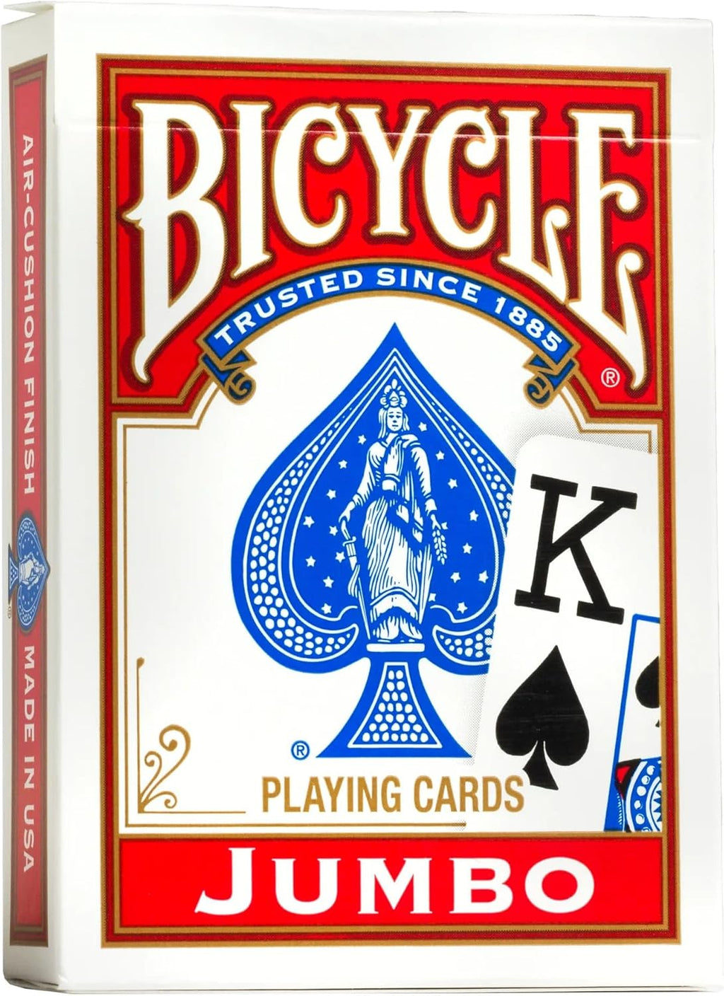 Bicycle Playing Cards – Rider Back – Red or Blue Deck – Jumbo Index