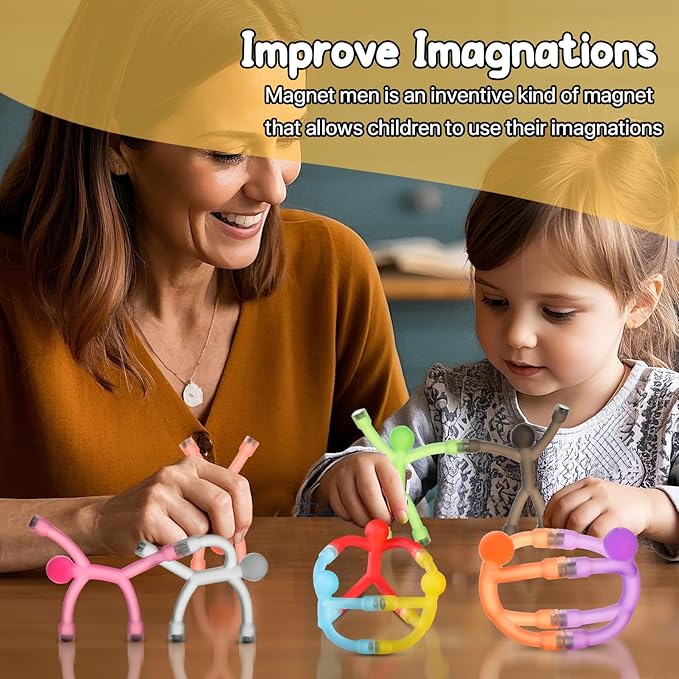 Magnetic Travel Toys for Toddlers Kids 10PCS, Airplane Car Travel Activities Essential, Fidget Toys Road Trip ‌Sensory Toy, Fidgets for Classroom Toys for 3 4 5 6 7 8 Year Old, Gifts for Boys Girls