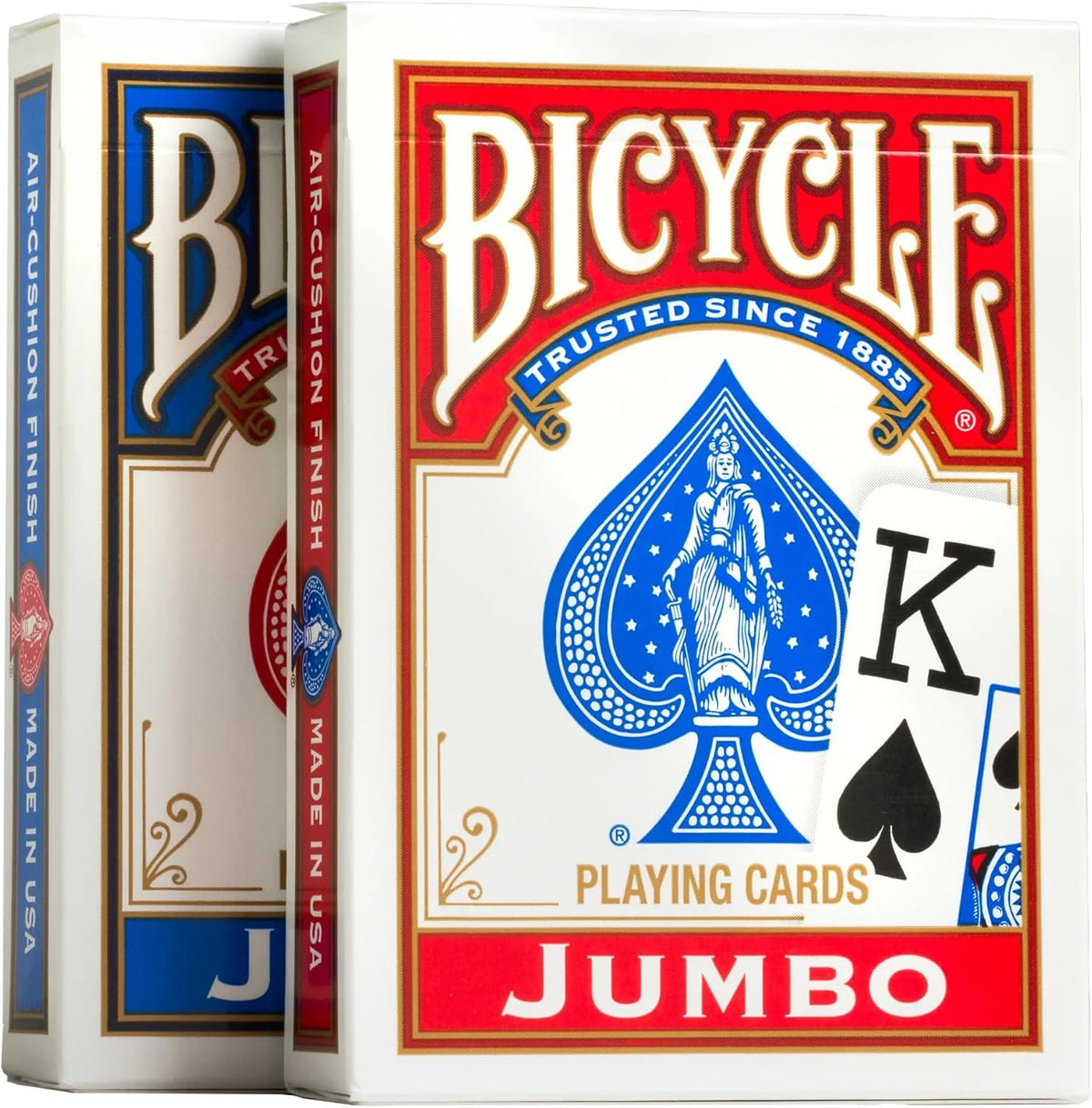 Bicycle Playing Cards – Rider Back – Red or Blue Deck – Jumbo Index