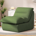 Misolant Bean Bag Chairs，Big Corduroy Fabric Sofa Bean Bag Chair for Adults and Teens with High-Resilience Sponge, Non-Slip Base Floor Lounge Sofa for Home, Living Room, Bedroom, Gaming Green