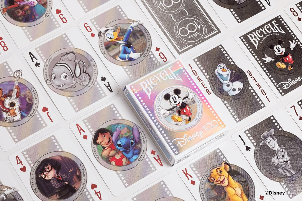 Bicycle Disney 100th Anniversary Playing Cards – Disney Collection