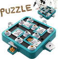 Dog Puzzle Toy Mental Stimulation - Level 3 in 1 Dogs Food Feeder Puzzle, Dog Treat Puzzle Feeder (Advanced-Mars Green Board)