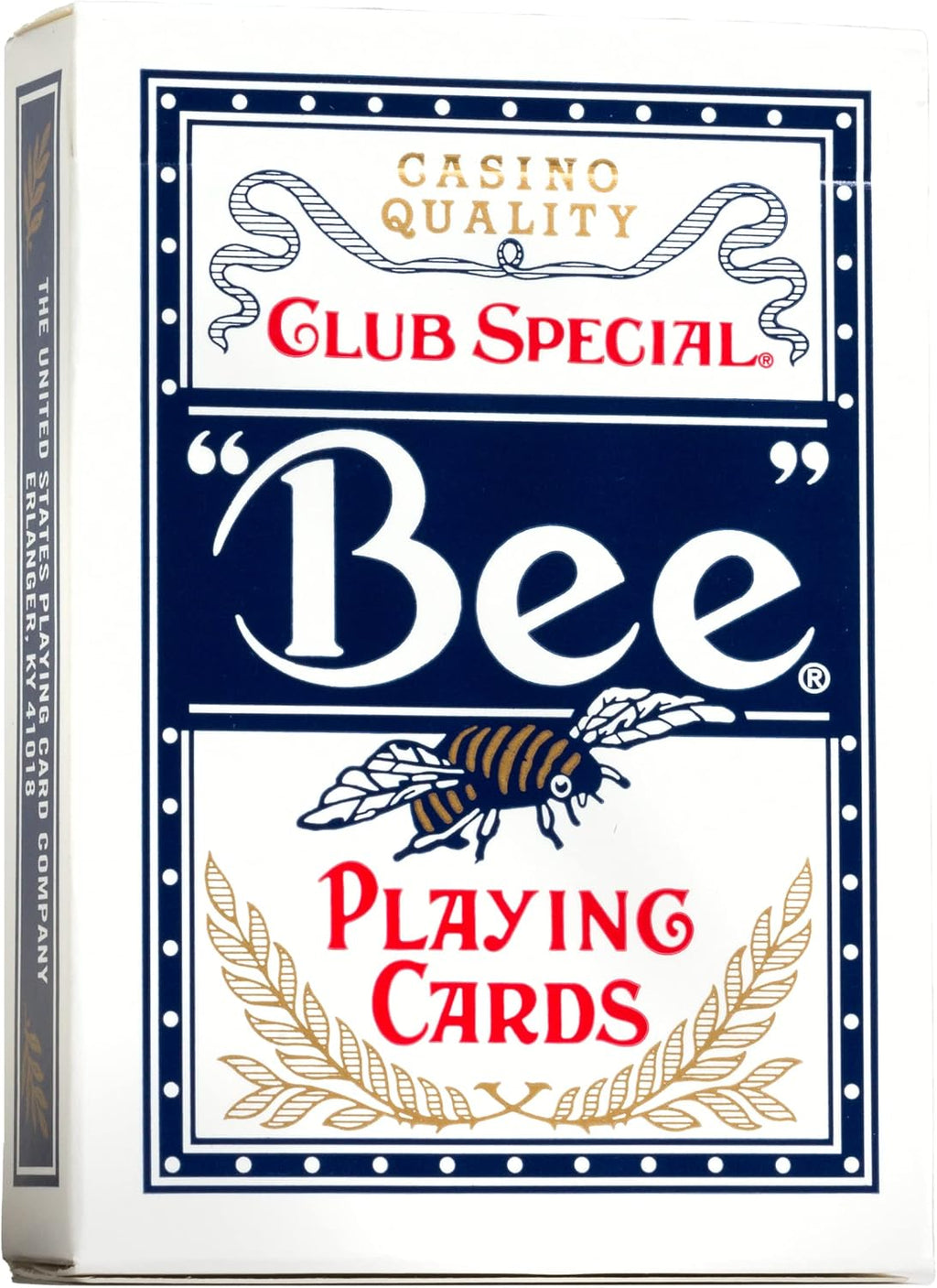 Bee Standard Index – Individual Deck (Poker Size, Red or Blue) – Casino Quality