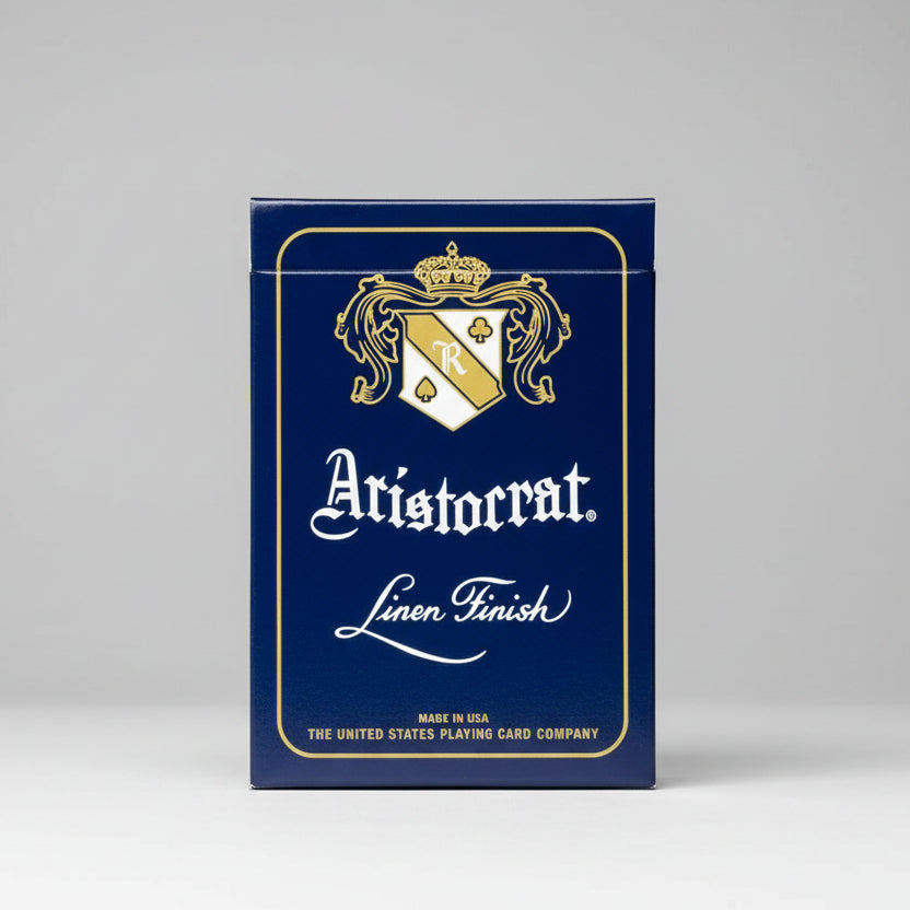 Aristocrat Poker Playing Cards – Standard Index (Red & Blue)