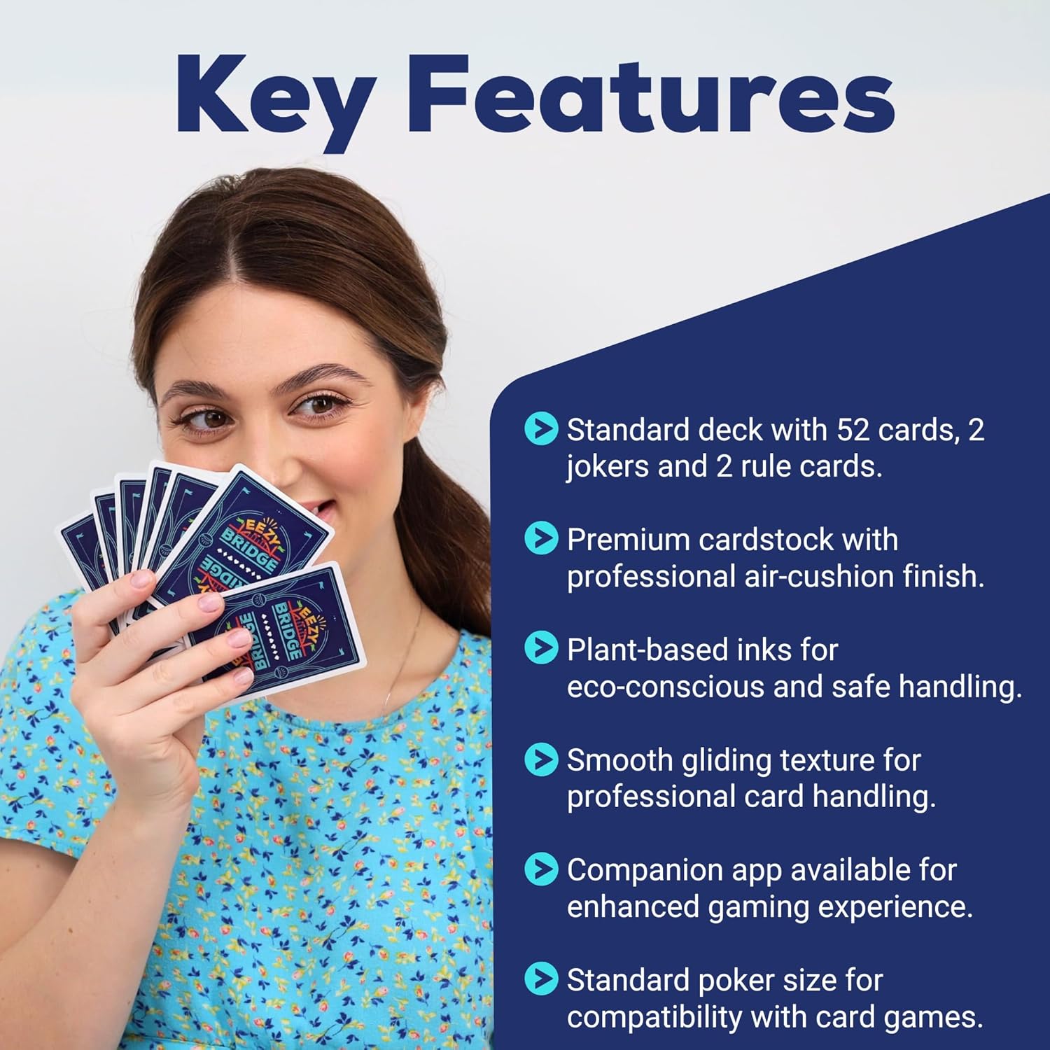 Bicycle EEZY BRIDGE Playing Cards – Simplified Bidding & Play Deck
