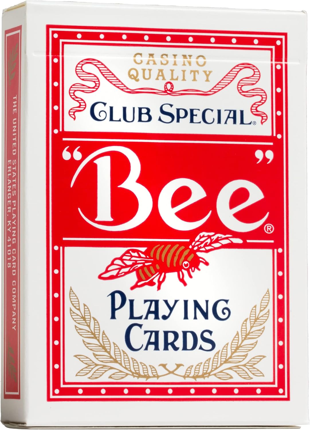 Bee Standard Index – Individual Deck (Poker Size, Red or Blue) – Casino Quality