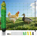 Electric Fence Netting, 49.6" H x 164'L, Electric Poultry Fence, Net Fencing Kit, Movable Livestock Nets for Yard,Backyards,Farms,Ranches, Energizer Not Included