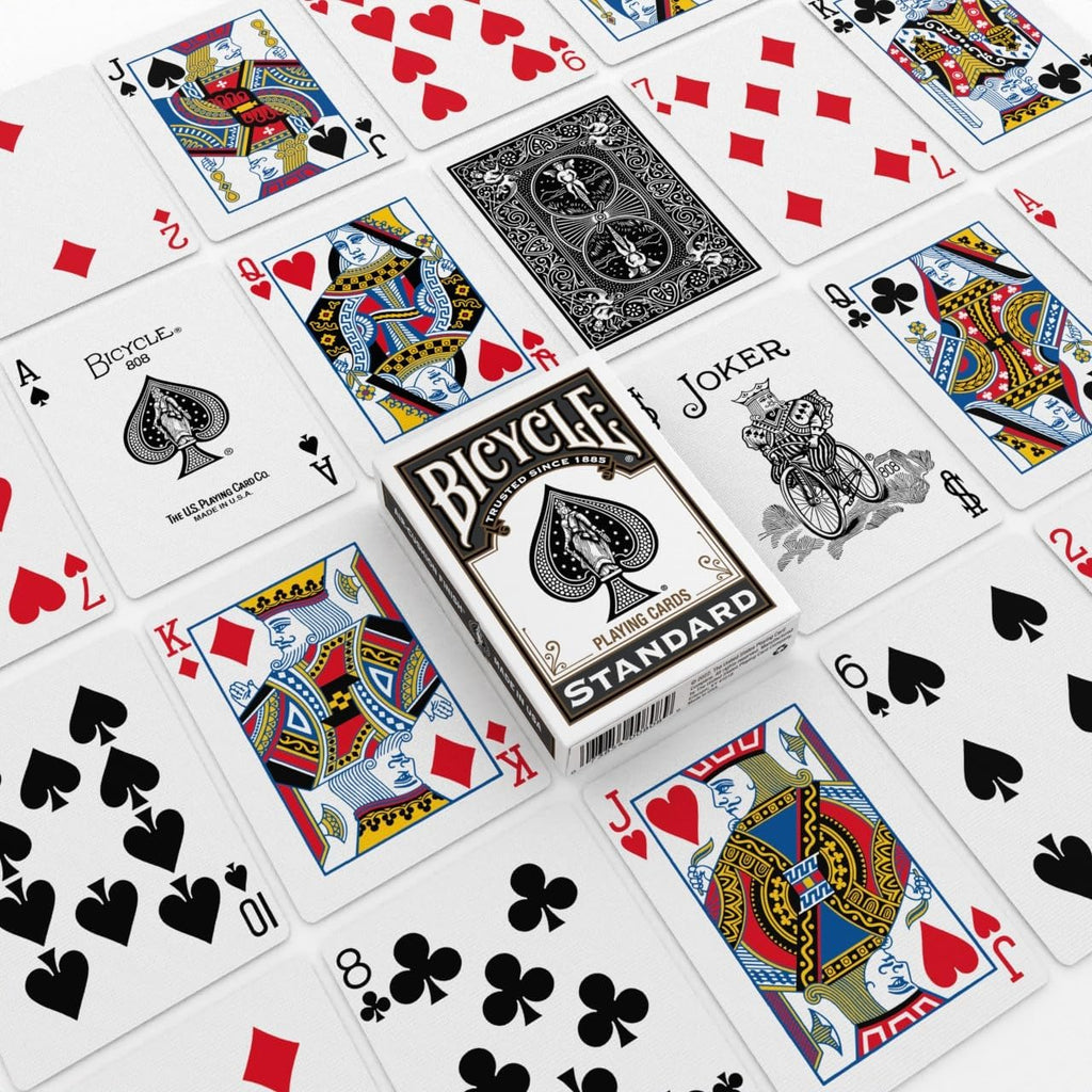 Bicycle Playing Cards – Rider Back Brick (12 Decks, Black)