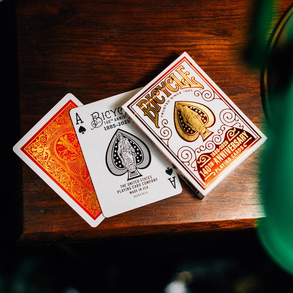 Bicycle 140th Anniversary Playing Cards – Commemorative Limited Edition