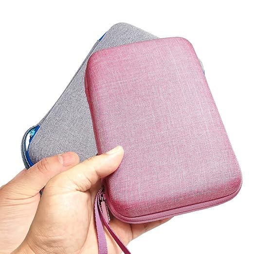 JCHPINE Hard Carrying Case for GiiKER Super Slide Brain Games, Protective Storage Holder for GiiKER Brain Teaser Puzzles Interactive Handheld Game Console Accessories (Case Only) (Pink)