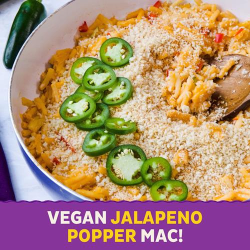 Annies Vegan Mac And Cheddar Flavor Pasta And Sauce, Organic, Plant Based, Dinner Side Or Snacks, 6 Oz