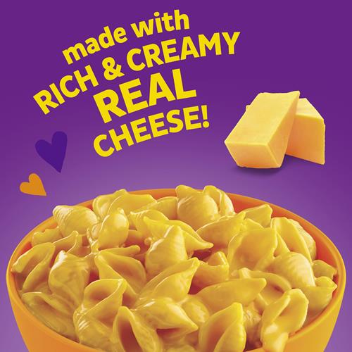 Annies Deluxe Shells And Aged Cheddar, Pasta And Cheese Sauce, Mac And Cheese Made With Organic Pasta, Dinner Side Or Snacks, 11 Oz