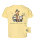 Dog in Boat Toddler Southern Down Outfitters Short Sleeve Tee