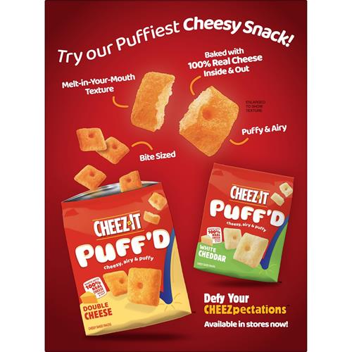 Cheez-It Duoz Baked Snack Crackers, Lunch Snacks, Pesto And Mozzarella, 12.4Oz Box (1 Box)