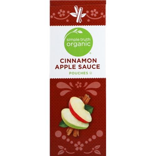 Simple Truth Organic Cinnamon Applesauce Pouches 4 ct / 3.2 oz