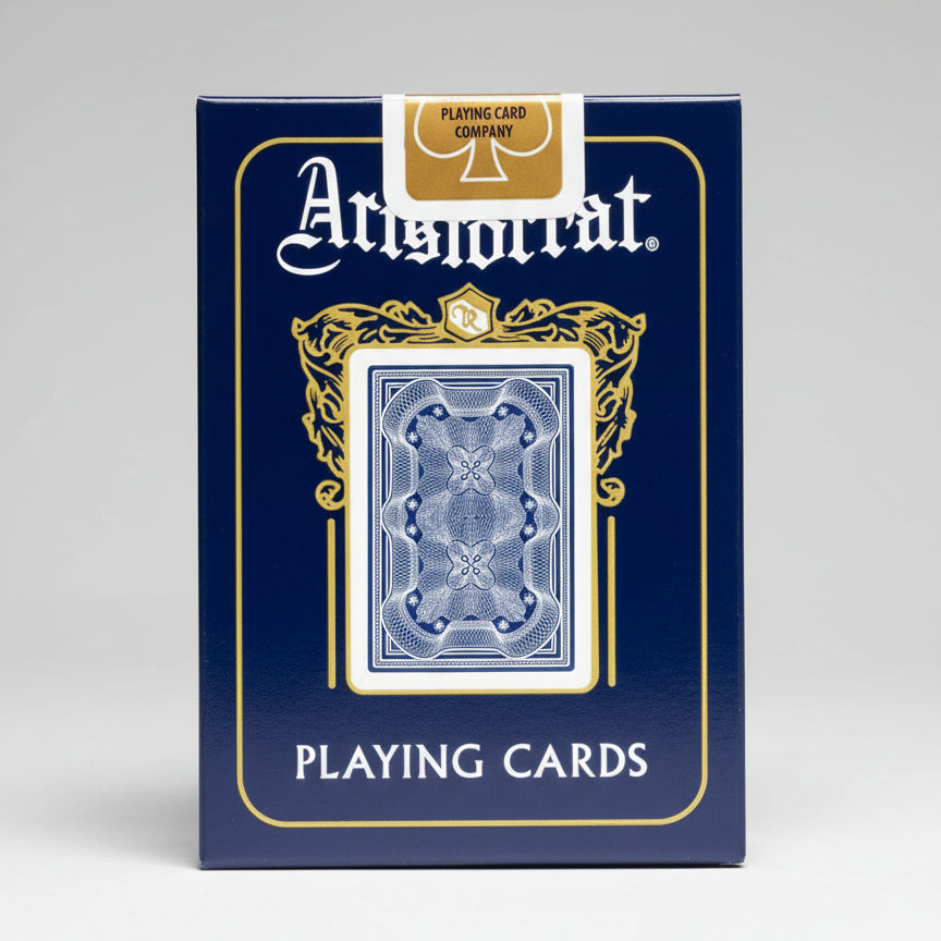 Aristocrat Poker Playing Cards – Standard Index (Red & Blue)