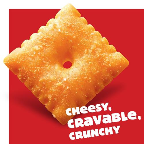 Cheez-It Cheese Crackers, Baked Snack Crackers, Lunch Snacks, Cheddar Jack, 12.4Oz Box (1 Box)
