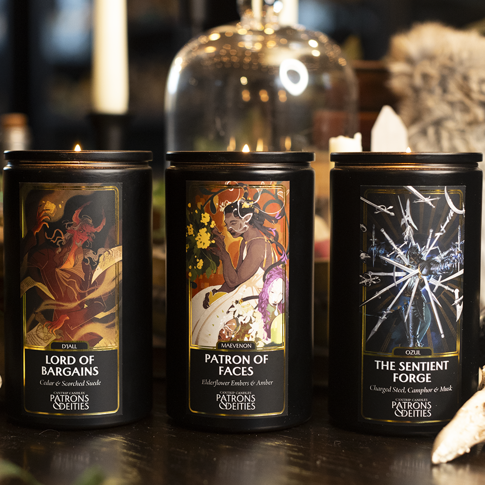 Cantrip Candles - Ozul, The Sentient Forge 16 oz.