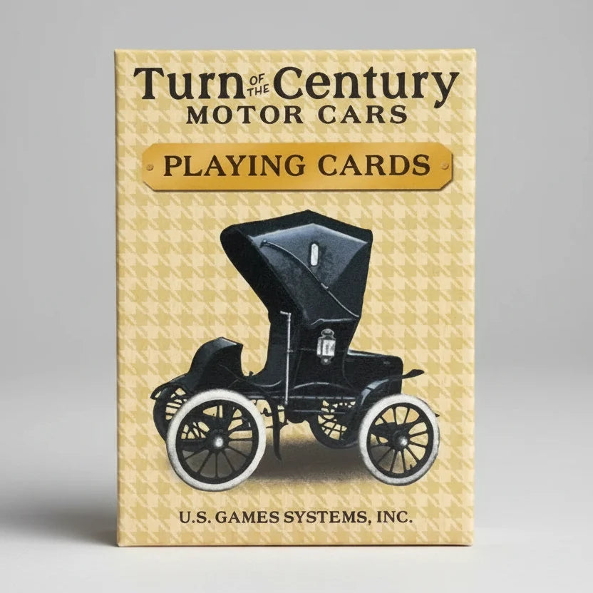 Turn of the Century Motor Cars Playing Cards