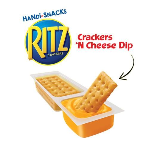 Handi-Snacks Ritz Crackers N Cheesy Dip Snack Packs, 10 Snack Packs