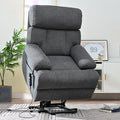 Power Lift Chair Recliners for Elderly, Overstuffed Electric Lift Recliner Chair with Widened Footrest Side Packets for Living Room Bedroom