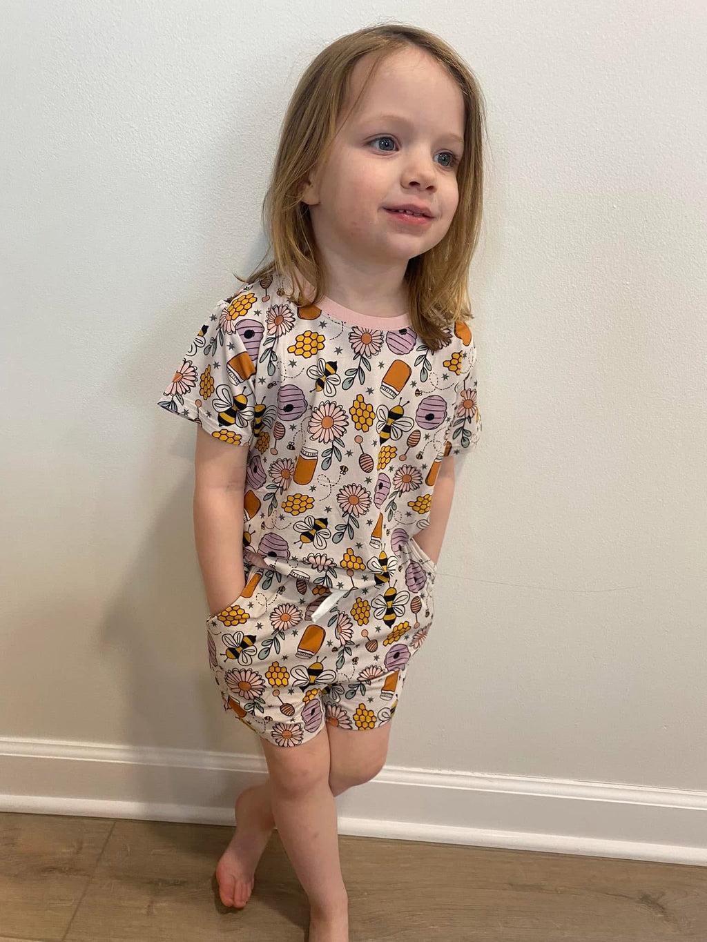Sweet Honey Bee Pocket Short & Tee