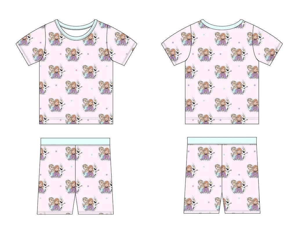 Pink Frost: Short & Tee