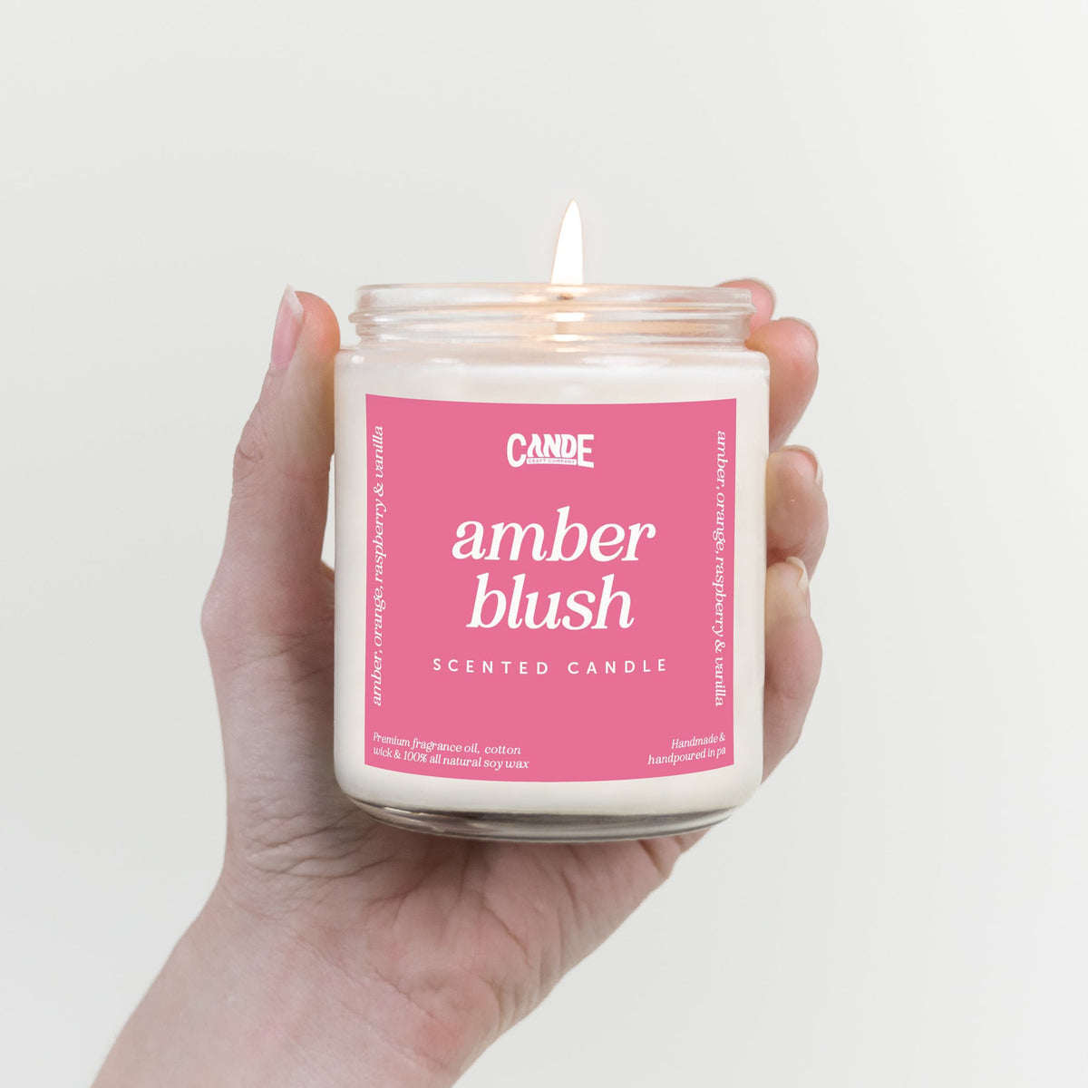 Amber Blush Scented Candle