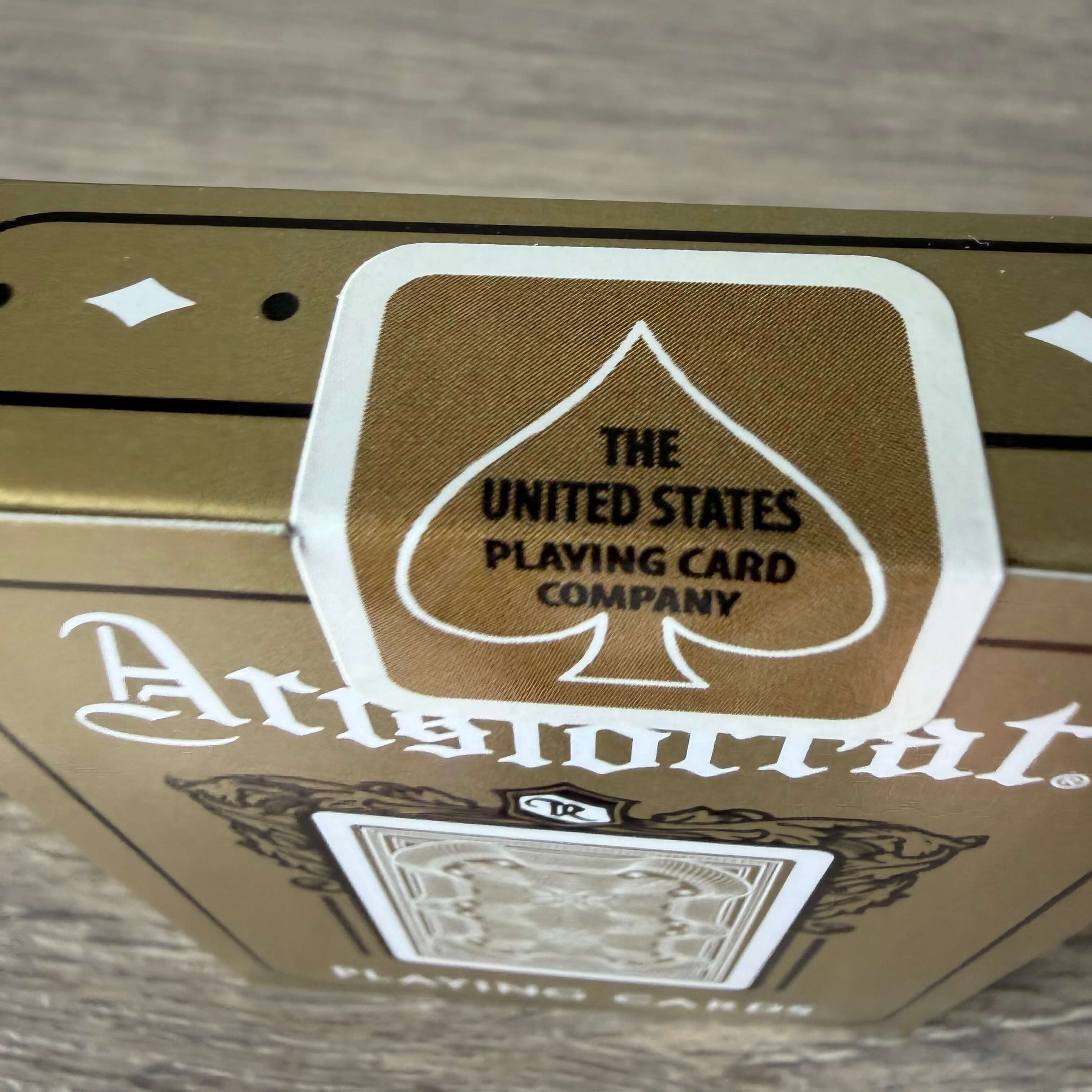 Aristocrat 727 Gold 110th Anniversary Playing Cards