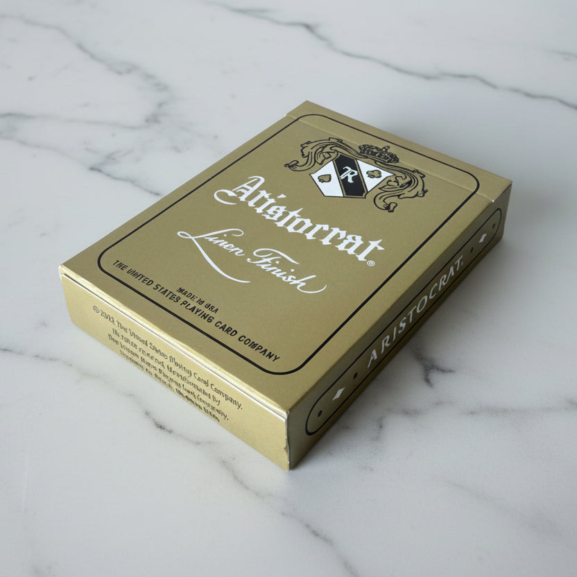 Aristocrat 727 Gold 110th Anniversary Playing Cards