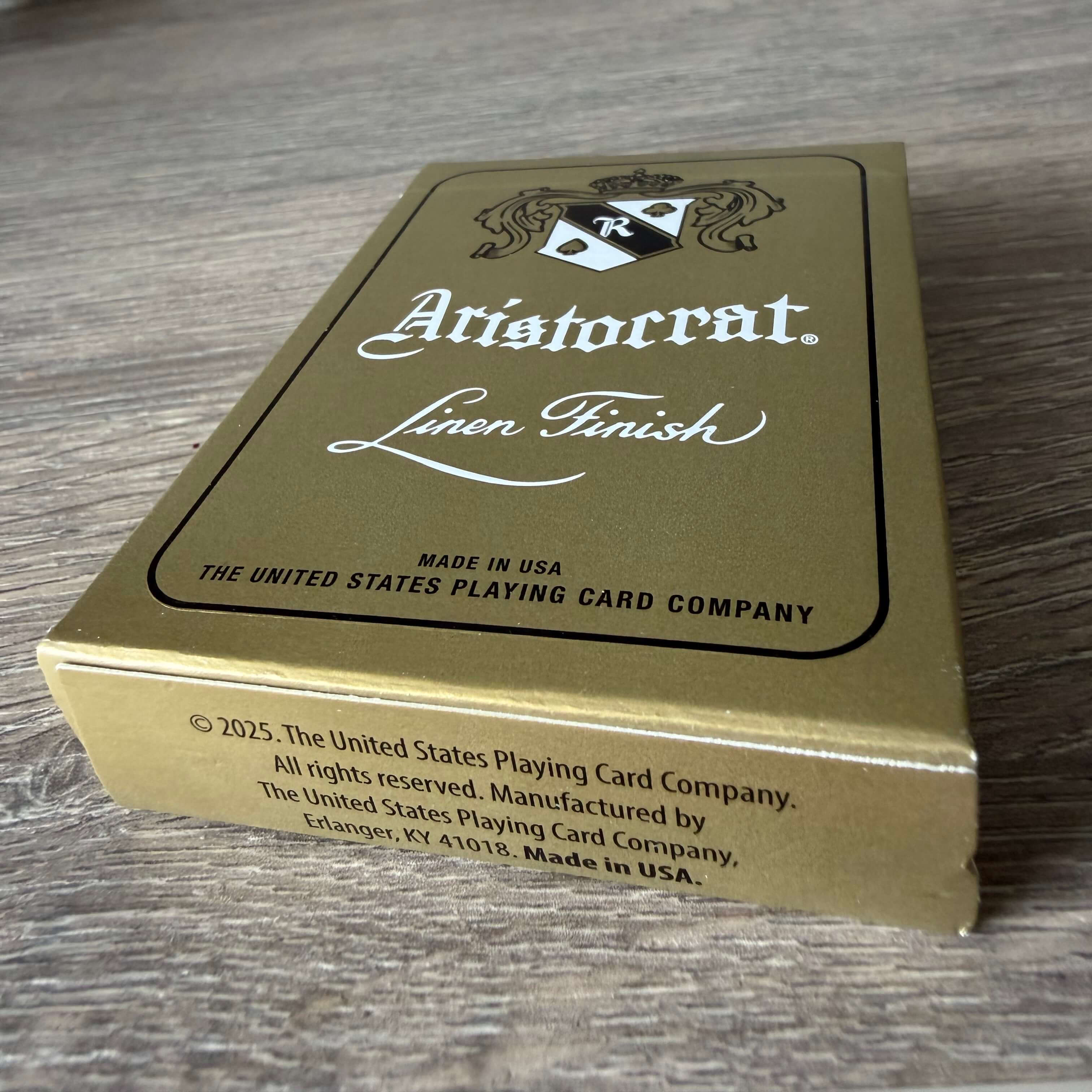Aristocrat 727 Gold 110th Anniversary Playing Cards